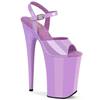 Pleaser - INFINITY909 Sandale à bride à la cheville, Pole dance chaussures - Violet/Violet Product image